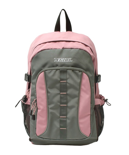 X-girl(エックスガール)の「GEAR LOOP BACKPACK(バックパック/リュック・レディース・ピンク/ブラック・ONE SIZE)」の8枚目の写真