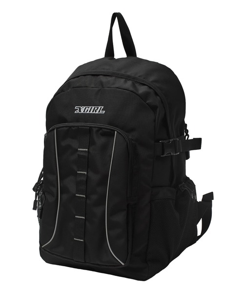 X-girl(エックスガール)の「GEAR LOOP BACKPACK(バックパック/リュック・レディース・ピンク/ブラック・ONE SIZE)」の9枚目の写真