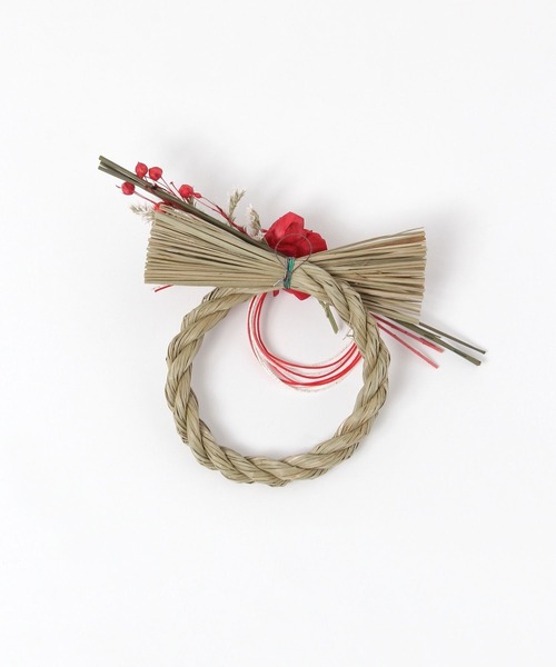 セール】しめ縄(ラウンド)[RED] / 603839（インテリア雑貨）｜LAKOLE