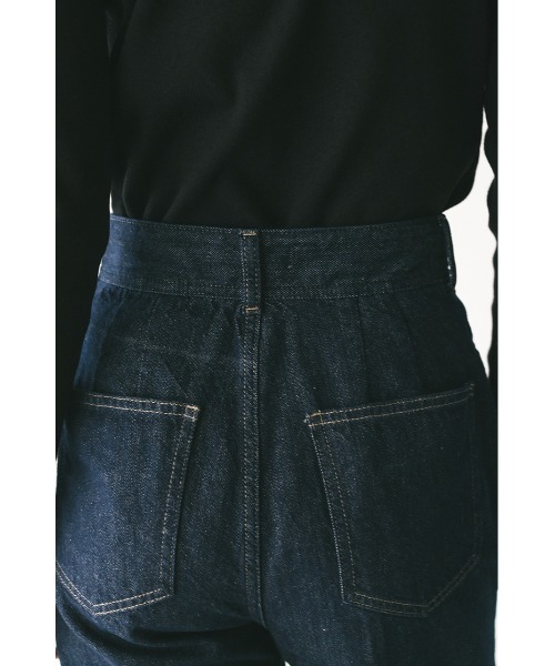 STYLEMIXER（スタイルミキサー）の「センタープレスストレートデニム（デニムパンツ・レディース・ライトブルー/インディゴブルー・X-SMALL/SMALL/MEDIUM）」の16枚目の写真