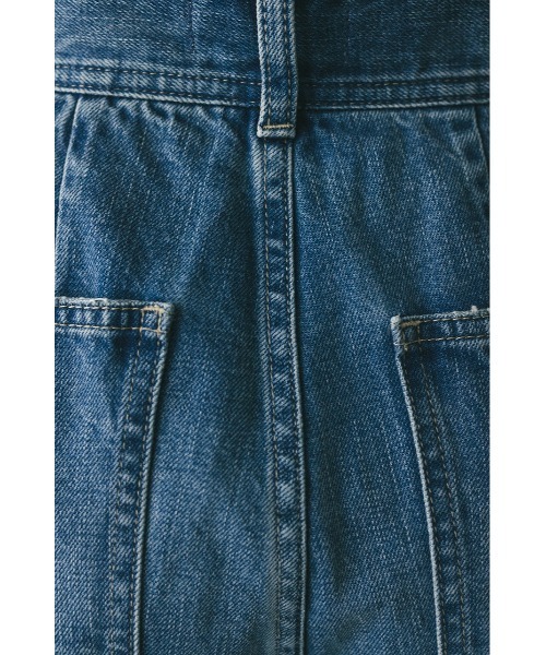 STYLEMIXER（スタイルミキサー）の「センタープレスストレートデニム（デニムパンツ・レディース・ライトブルー/インディゴブルー・X-SMALL/SMALL/MEDIUM）」の9枚目の写真