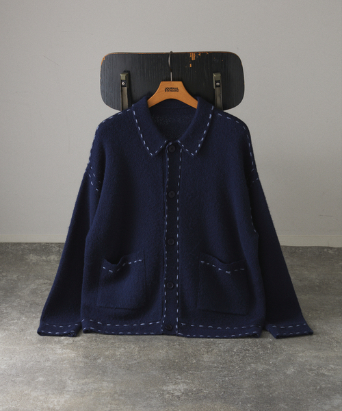 ハンド ステッチ ブラッシュド カーディガン（カーディガン/ボレロ