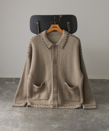 セール】CALMER(カルメール) 別注 ZIP UP カーディガン（カーディガン