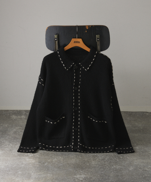 ハンド ステッチ ブラッシュド カーディガン（カーディガン/ボレロ