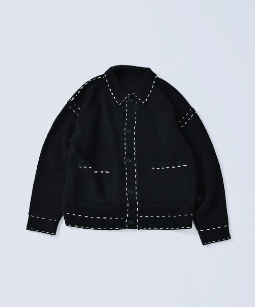 ハンド ステッチ ブラッシュド カーディガン（カーディガン/ボレロ