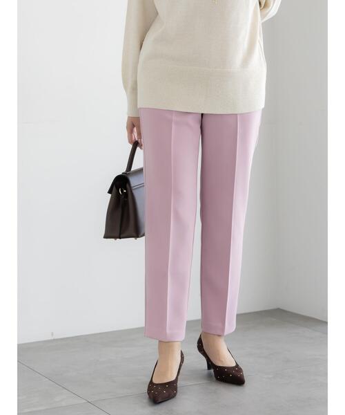 Te chichi（テチチ）の「【宮本茉由着用】ダブルクロスペンシルパンツ《2025winter catalog item》（その他パンツ・レディース・ミント/ピンク/オフホワイト・F）」の3枚目の写真
