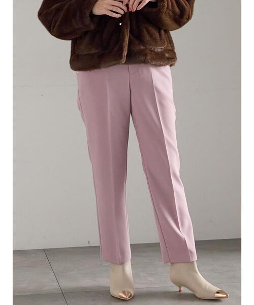 Te chichi（テチチ）の「【宮本茉由着用】ダブルクロスペンシルパンツ《2025winter catalog item》（その他パンツ・レディース・ミント/ピンク/オフホワイト・F）」の21枚目の写真