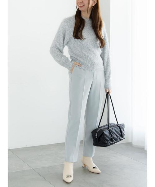 Te chichi（テチチ）の「【宮本茉由着用】ダブルクロスペンシルパンツ《2025winter catalog item》（その他パンツ・レディース・ミント/ピンク/オフホワイト・F）」の22枚目の写真