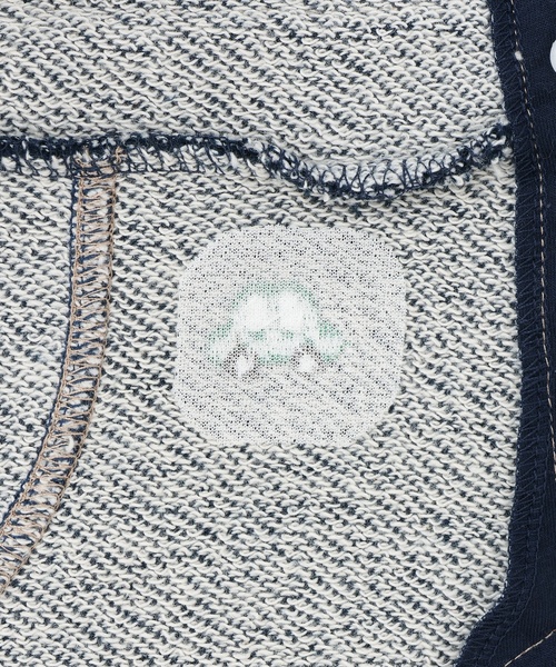 petit main（プティマイン）の「総刺しゅう衿つきカバーオール（ロンパース・キッズ・ネイビー/ホワイト系その他・70cm/80ｃｍ）」の8枚目の写真