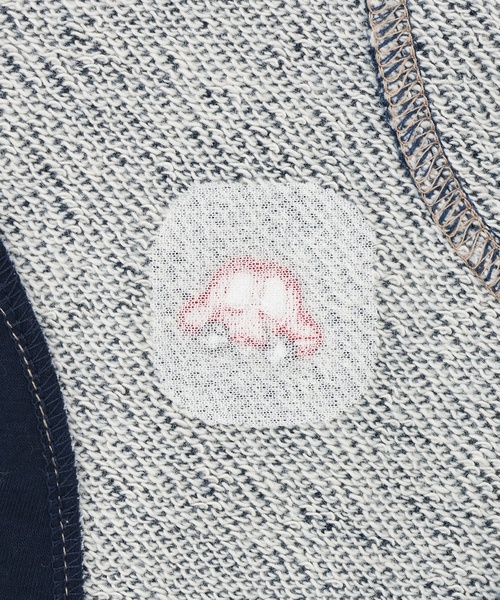 petit main（プティマイン）の「総刺しゅう衿つきカバーオール（ロンパース・キッズ・ネイビー/ホワイト系その他・70cm/80ｃｍ）」の10枚目の写真