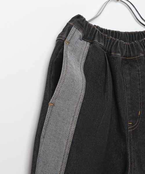 GEORGE'S(ジョージズ)の「【KIDS】デニムラインパンツ(デニムパンツ・キッズ・ブラック/ライトブルー・110/130/150)」の9枚目の写真