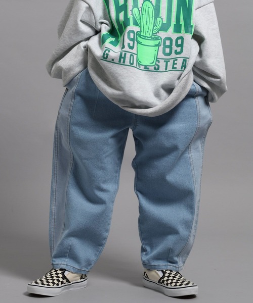 GEORGE'S(ジョージズ)の「【KIDS】デニムラインパンツ(デニムパンツ・キッズ・ブラック/ライトブルー・110/130/150)」の14枚目の写真