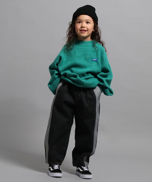 GEORGE'S(ジョージズ)の「【KIDS】デニムラインパンツ(デニムパンツ・キッズ・ブラック/ライトブルー・110/130/150)」の7枚目の写真
