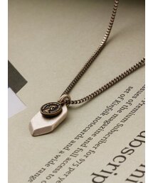 SHOVEOFF（ショーブオフ）の「SVN-156 Antique silver Hexagon bar coin necklace（ネックレス）」