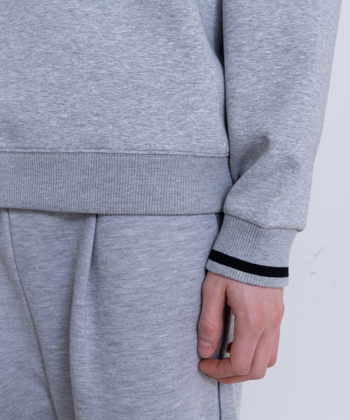 SELITIO(セレティオ)の「ラインポイントハーフジップスウェットグレー(スウェット・メンズ・グレー・MEDIUM/LARGE/X-LARGE)」の5枚目の写真