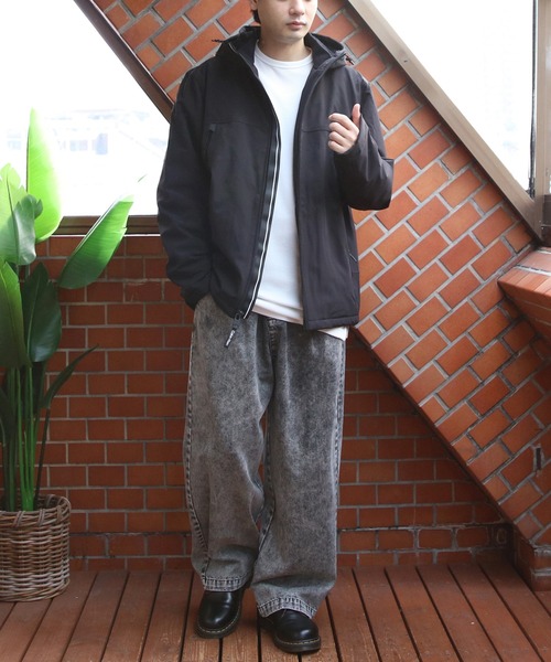 Calvin Klein(カルバン・クライン)の「Calvin Kleinボアフードジャケット(ブルゾン・メンズ・ブラック・X-LARGE/MEDIUM/LARGE)」の8枚目の写真
