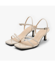 SAPPUN（サプン）の「Gliss Square Strap Sandal Heels (6cm)（サンダル）」