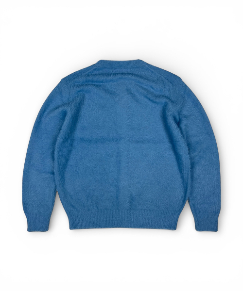 BORN SLIPPY(ボーンスリッピー)の「Soft Angora Round Neck Cardigan (Blue)(カーディガン/ボレロ・メンズ・その他・FREE)」の5枚目の写真