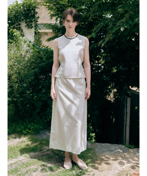 SAGE（セージ）の「ブリーズストライプスカート - アイボリー（スカート）」