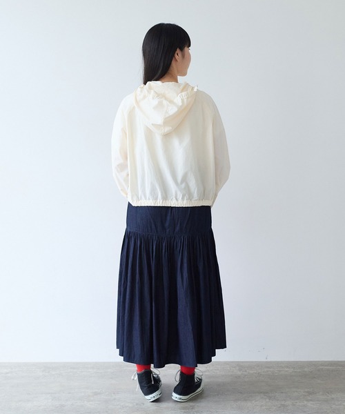 bulle de savon（ビュルデサボン）の「5.5oz denim ヒラリスカート（スカート・レディース・インディゴブルー・FREE）」の7枚目の写真