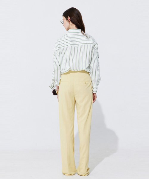 WNDERKAMMER(ブンダーカンマー)の「ベルト付きストレートトラウザー_イエロー(その他パンツ・レディース・その他・MEDIUM/SMALL/X-SMALL)」の3枚目の写真