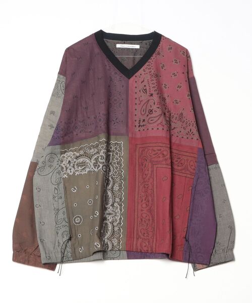 Children of the discordance（チルドレン オブ ザ ディスコ-ダンス）の「Children of the discordance / VINTAGE BANDANA PATCHWORK PULLOVER LS / COTDSH-123 SP（シャツ/ブラウス・メンズ・オリーブ/グリーン系その他/グリーン系その他2・1/2/3）」の2枚目の写真