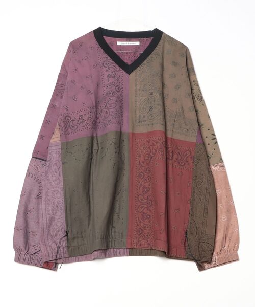 Children of the discordance（チルドレン オブ ザ ディスコ-ダンス）の「Children of the discordance / VINTAGE BANDANA PATCHWORK PULLOVER LS / COTDSH-123 SP（シャツ/ブラウス・メンズ・オリーブ/グリーン系その他/グリーン系その他2・1/2/3）」の3枚目の写真