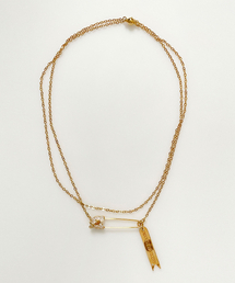August Harmony（オーガストハーモニー）の「Twoway Safetypin Margnet Necklace  - Gold（ネックレス）」