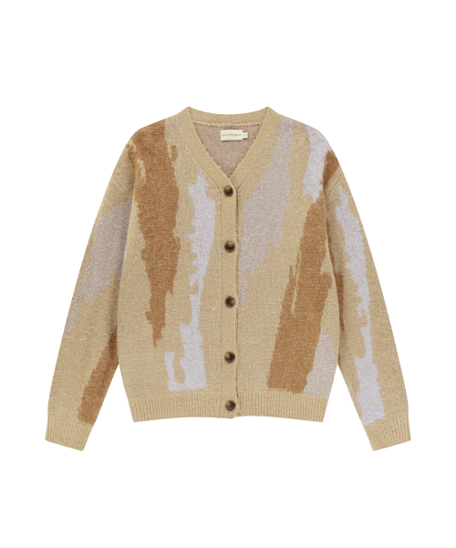 ENDOOR(エンドア)の「Blend knit cardigan (beige)(カーディガン/ボレロ・メンズ・Beige・1/2)」の15枚目の写真