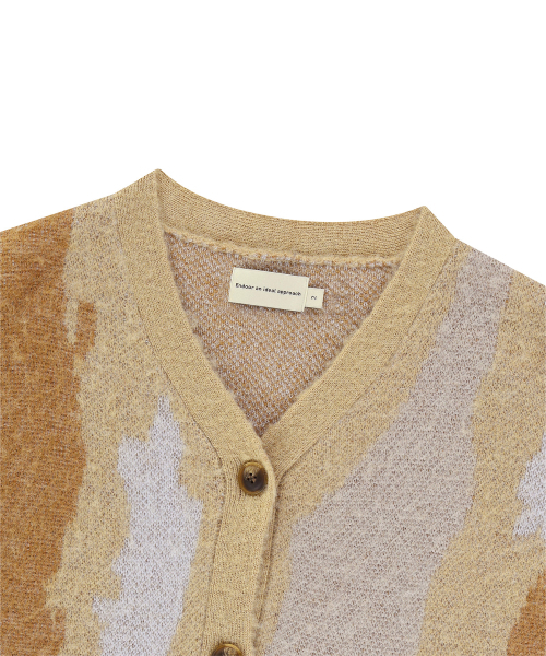 ENDOOR(エンドア)の「Blend knit cardigan (beige)(カーディガン/ボレロ・メンズ・Beige・1/2)」の13枚目の写真
