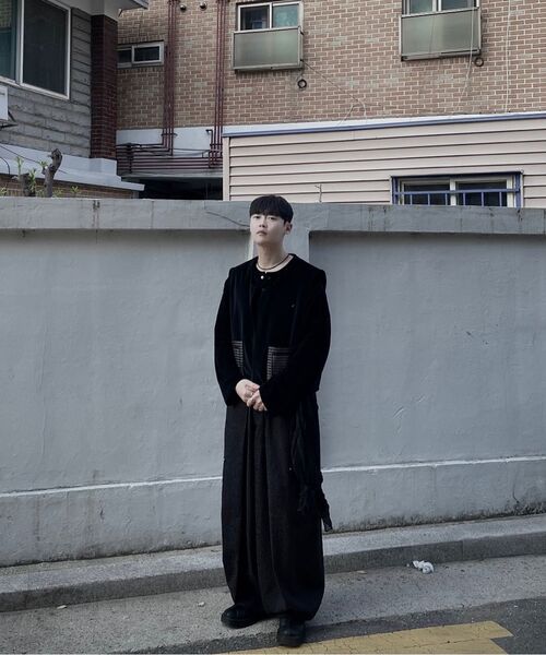 SECONDMONO（セカンドモノローグ）の「Ribbed Henley Knit Long Sleeve [BLACK]_SETS044BLACK（Tシャツ/カットソー・レディース・その他・SMALL/MEDIUM/LARGE）」の9枚目の写真