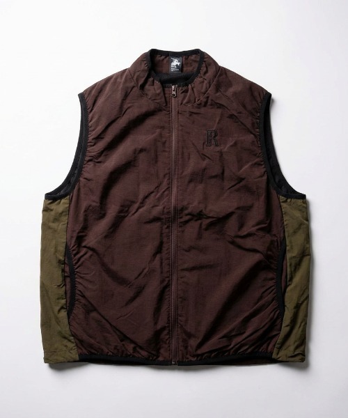 ROUND HOUSE(ラウンドハウス)の「【ROUND HOUSE/ラウンドハウス】 Nylon Light Weight Packable Vest(ベスト・メンズ・グレー/ブラック/ブラウン・MEDIUM/X-LARGE/LARGE)」の8枚目の写真