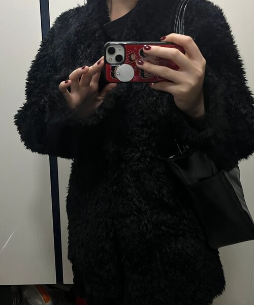 MCLANEE(マックラニー)の「メルダショルダーバッグ(ショルダーバッグ・レディース・ダークブラウン/ブラック・ONE SIZE)」の6枚目の写真
