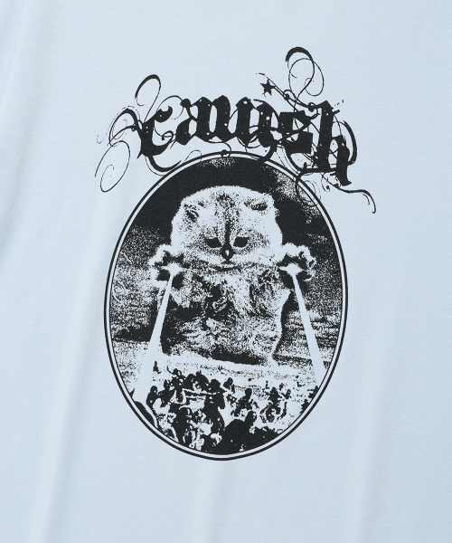 Cavish(カビシ)の「W INVADER RINGER SS TEE BLUE(CV2FMFT511A)(Tシャツ/カットソー・レディース・ブルー・FREE)」の6枚目の写真