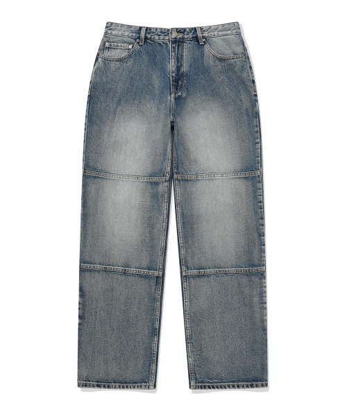 COVERNAT(カバーナット)の「デニムレギュラーダブルニーパンツブルー(デニムパンツ・レディース・その他・SMALL/X-LARGE/LARGE)」の3枚目の写真
