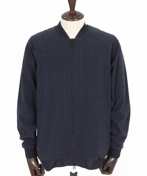 CALL&RESPONSE（コールアンドレスポンス）の「mj11302- MA1ブルゾン-グレンチェック(261-1103-05)（MA-1・メンズ・ネイビー・5/4/2）」の9枚目の写真