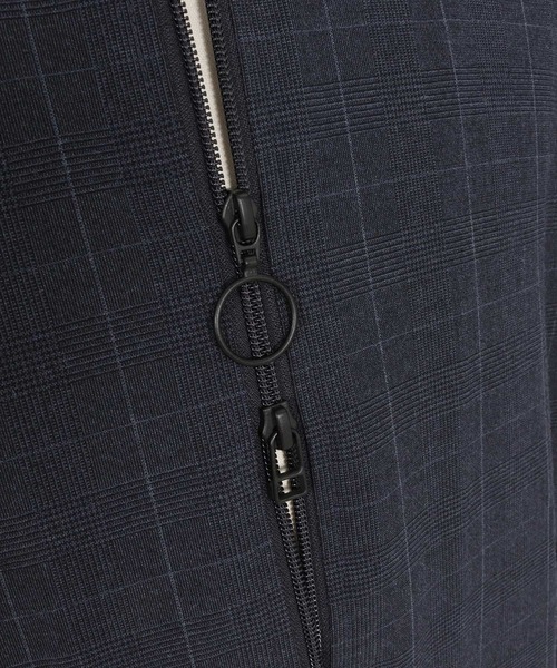 CALL&RESPONSE（コールアンドレスポンス）の「mj11302- MA1ブルゾン-グレンチェック(261-1103-05)（MA-1・メンズ・ネイビー・5/4/2）」の12枚目の写真