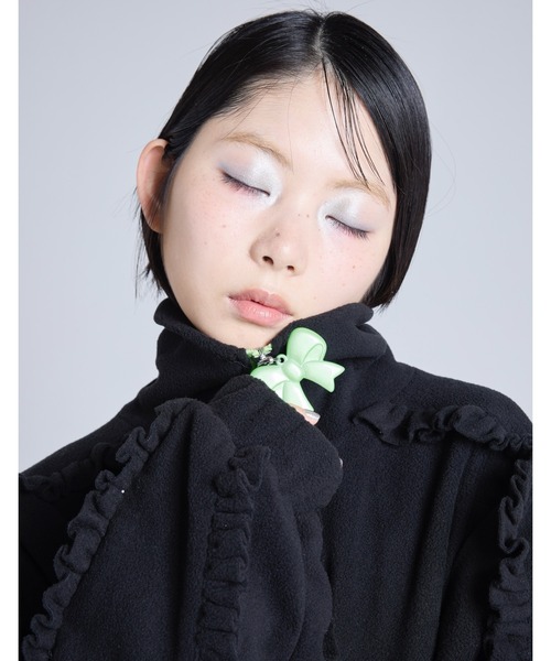 Little sunny bite(リトルサニーバイト)の「【Little sunny bite】fleece jumper(その他アウター・レディース・ベージュ/ブルー/ブラック・MEDIUM/SMALL)」の7枚目の写真