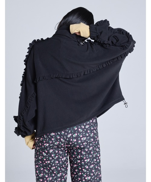 Little sunny bite(リトルサニーバイト)の「【Little sunny bite】fleece jumper(その他アウター・レディース・ベージュ/ブルー/ブラック・MEDIUM/SMALL)」の8枚目の写真