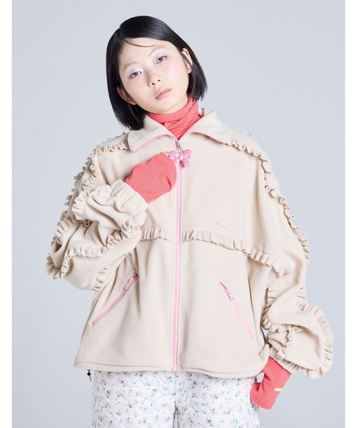 Little sunny bite(リトルサニーバイト)の「【Little sunny bite】fleece jumper(その他アウター・レディース・ベージュ/ブルー/ブラック・MEDIUM/SMALL)」の18枚目の写真