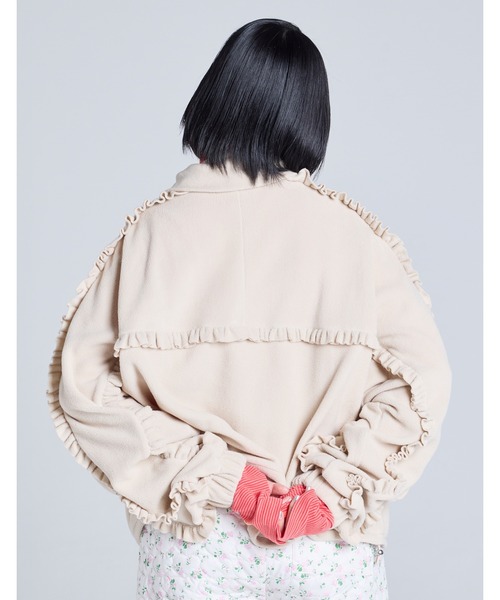 Little sunny bite(リトルサニーバイト)の「【Little sunny bite】fleece jumper(その他アウター・レディース・ベージュ/ブルー/ブラック・MEDIUM/SMALL)」の20枚目の写真