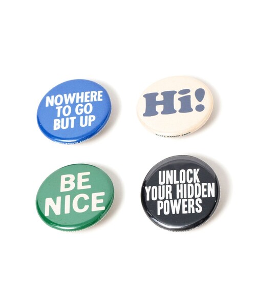 BEAMS BOY（ビームスボーイ）の「THREE POTATO FOUR / 缶バッジ 4pcs（その他・レディース・その他1/その他/その他3/その他2・ONE SIZE）」の2枚目の写真