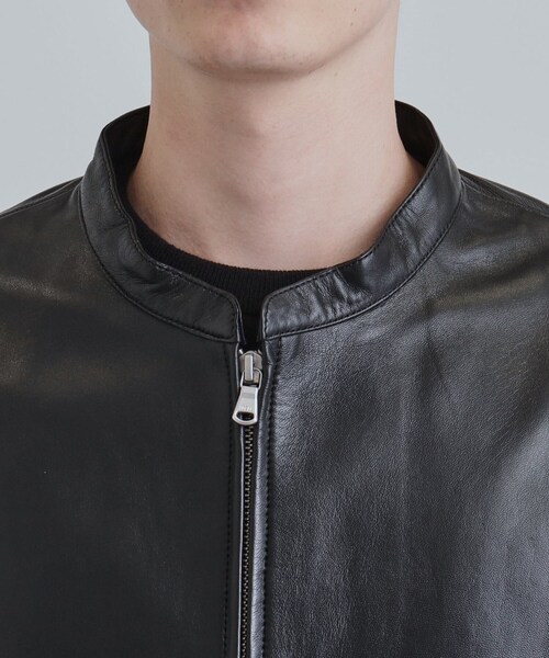 tk.TAKEO KIKUCHI（ティーケータケオキクチ）の「【本革】ラムレザーシングルライダース（ライダースジャケット・メンズ・ブラック・04/03/02/01）」の14枚目の写真