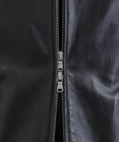 tk.TAKEO KIKUCHI（ティーケータケオキクチ）の「【本革】ラムレザーシングルライダース（ライダースジャケット・メンズ・ブラック・04/03/02/01）」の21枚目の写真