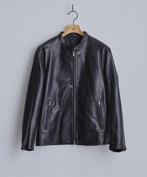 tk.TAKEO KIKUCHI（ティーケータケオキクチ）の「【本革】ラムレザーシングルライダース（ライダースジャケット）」