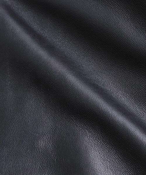 tk.TAKEO KIKUCHI（ティーケータケオキクチ）の「【本革】ラムレザーシングルライダース（ライダースジャケット・メンズ・ブラック・04/03/02/01）」の3枚目の写真