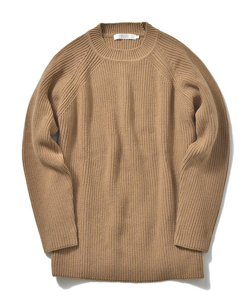 BEAMS LIGHTS Men's(ビームスライツ メンズ)の「BEAMS LIGHTS / 畦編みクルーネックニット(ニット/セーター・メンズ・オフホワイト/ベージュ/ネイビー・LARGE/MEDIUM/SMALL)」の3枚目の写真