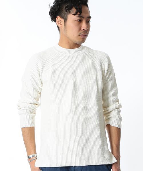 BEAMS LIGHTS Men's(ビームスライツ メンズ)の「BEAMS LIGHTS / 畦編みクルーネックニット(ニット/セーター・メンズ・オフホワイト/ベージュ/ネイビー・LARGE/MEDIUM/SMALL)」の19枚目の写真