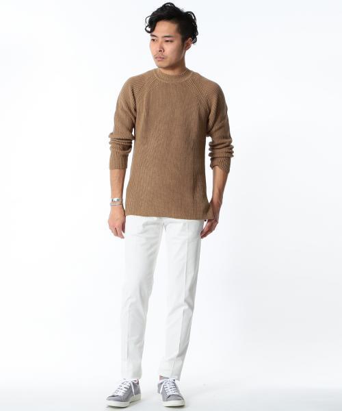 BEAMS LIGHTS Men's(ビームスライツ メンズ)の「BEAMS LIGHTS / 畦編みクルーネックニット(ニット/セーター・メンズ・オフホワイト/ベージュ/ネイビー・LARGE/MEDIUM/SMALL)」の22枚目の写真