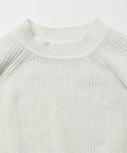 BEAMS LIGHTS Men's(ビームスライツ メンズ)の「BEAMS LIGHTS / 畦編みクルーネックニット(ニット/セーター・メンズ・オフホワイト/ベージュ/ネイビー・LARGE/MEDIUM/SMALL)」の13枚目の写真